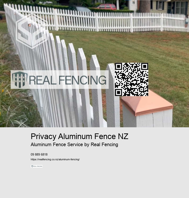 Privacy Aluminum Fence NZ