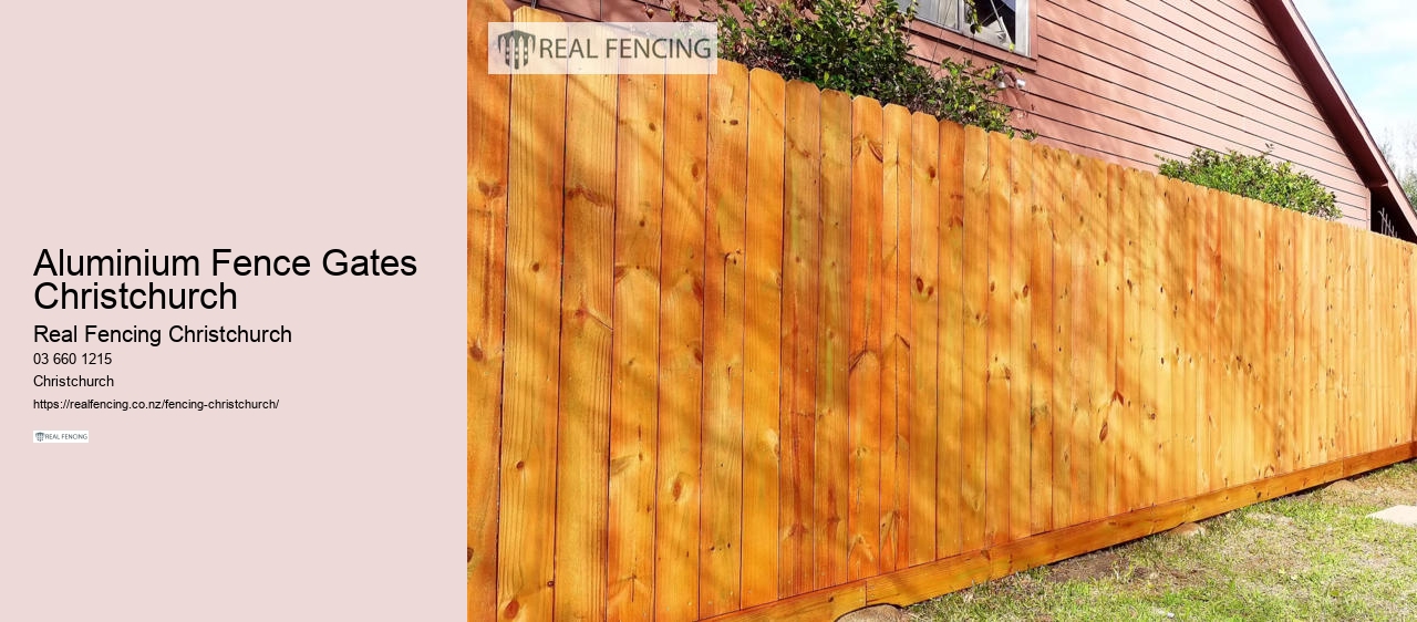 Aluminium Fence Gates Christchurch