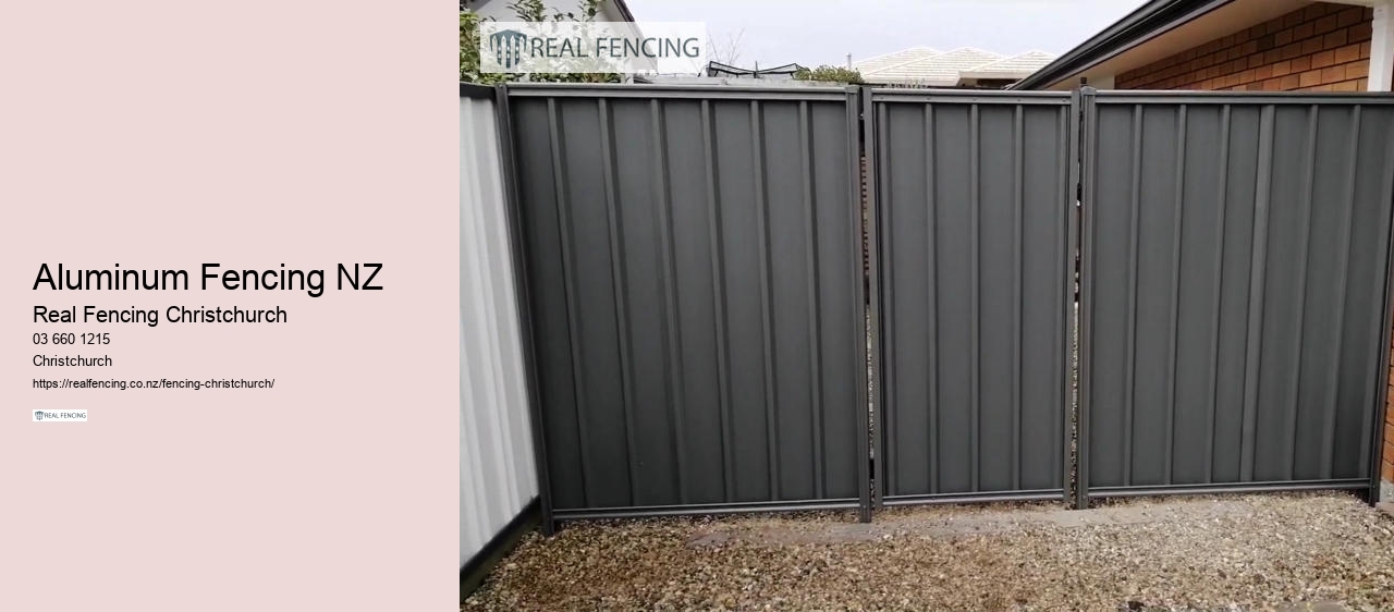 metal fencing christchurch