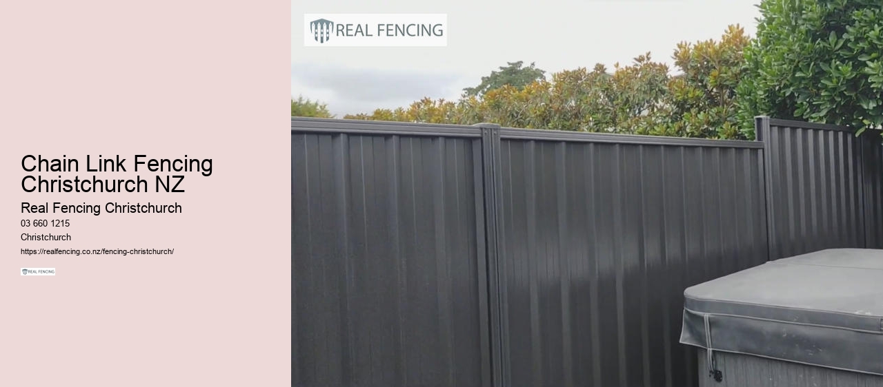 residential fencing christchurch