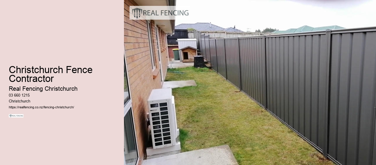 Christchurch Fence Contractor