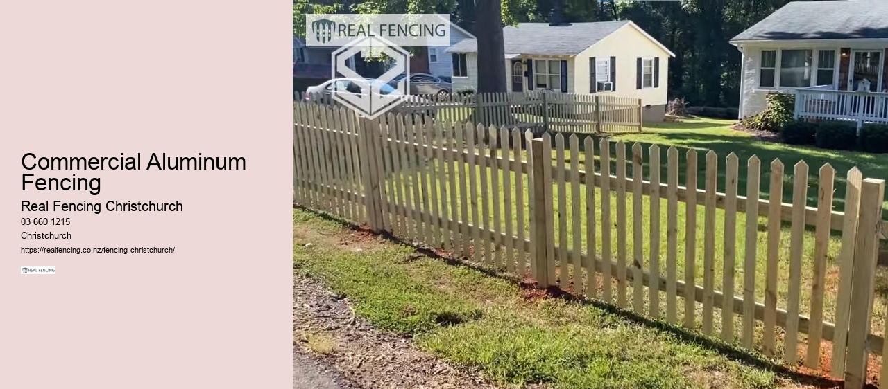 Commercial Aluminum Fencing