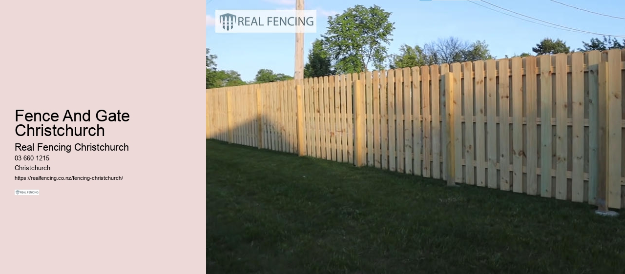 christchurch fence builders