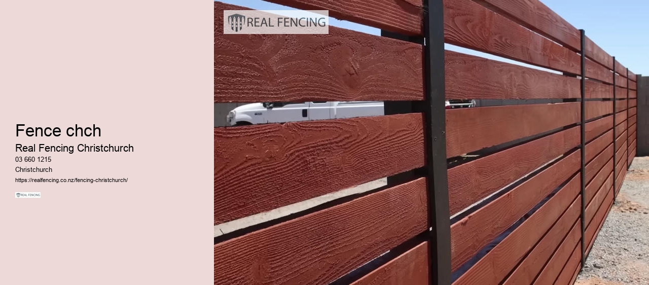 fencing timber christchurch