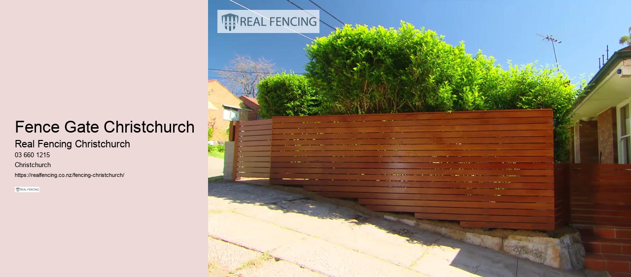 timber fence christchurch