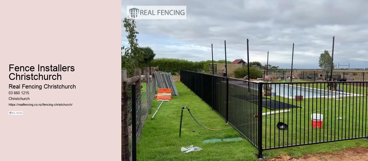 fence installers christchurch