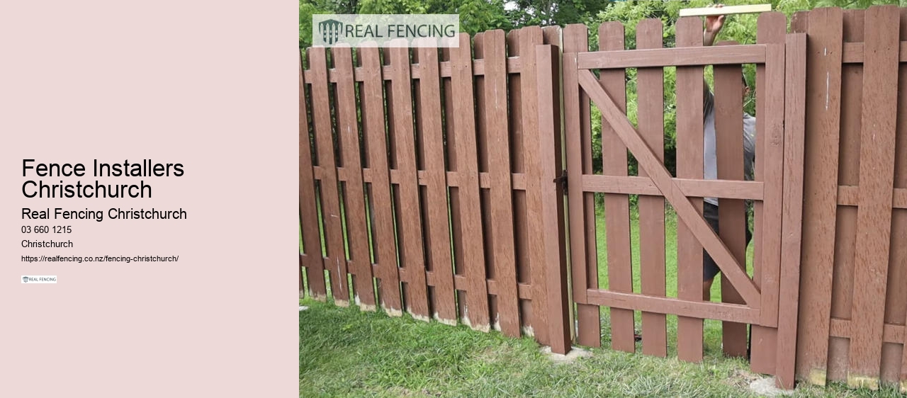 residential fencing christchurch