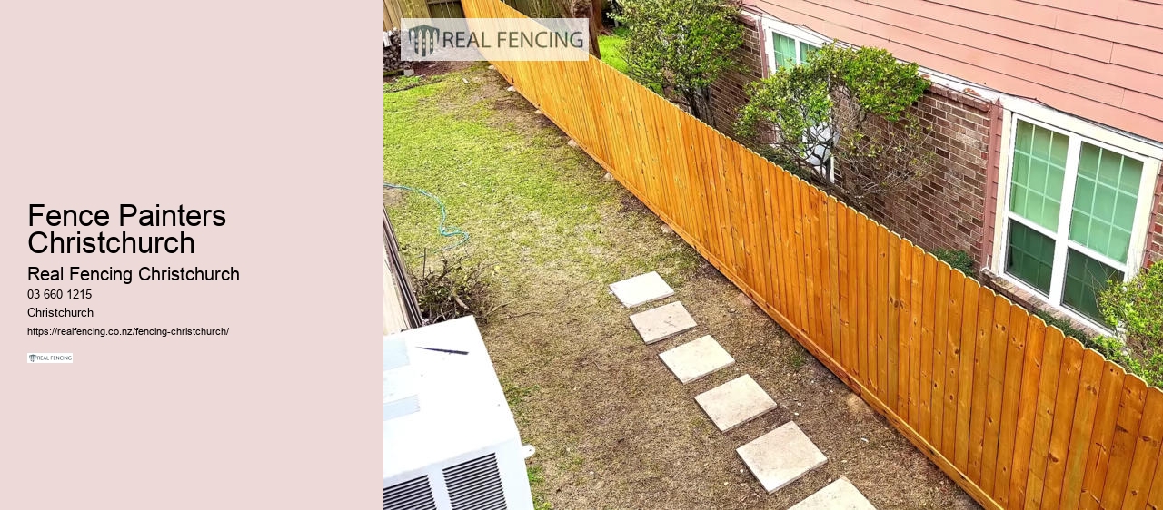 Fence Painters Christchurch