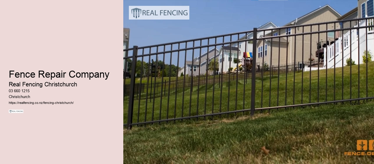 fencing installer in christchurch