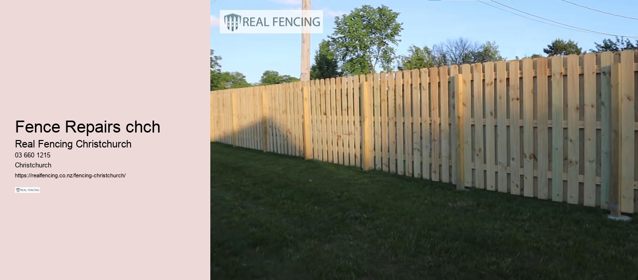 fence repair estimate