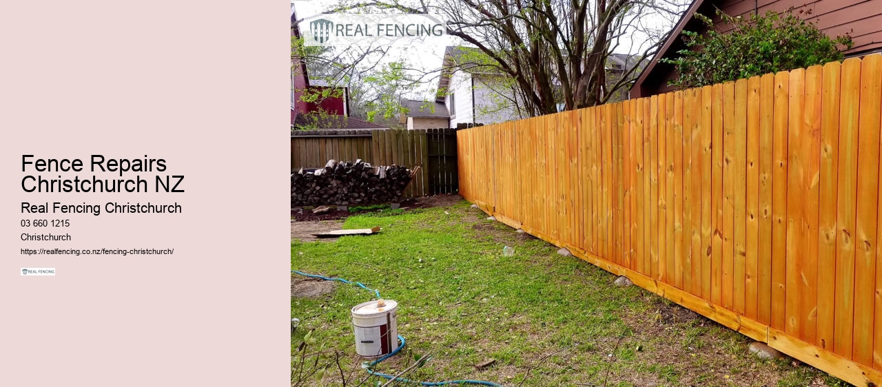 Fence Repairs Christchurch NZ