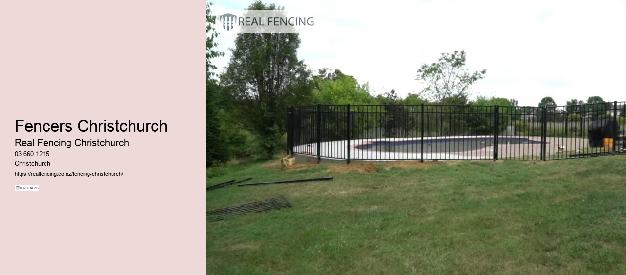 christchurch metal fencing