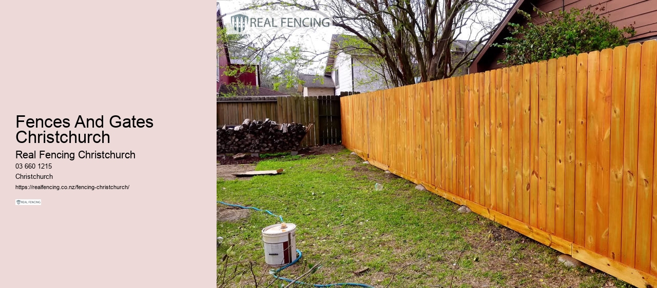 timber fence christchurch