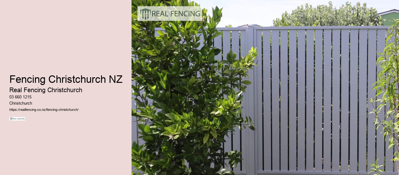 Fencing Christchurch NZ