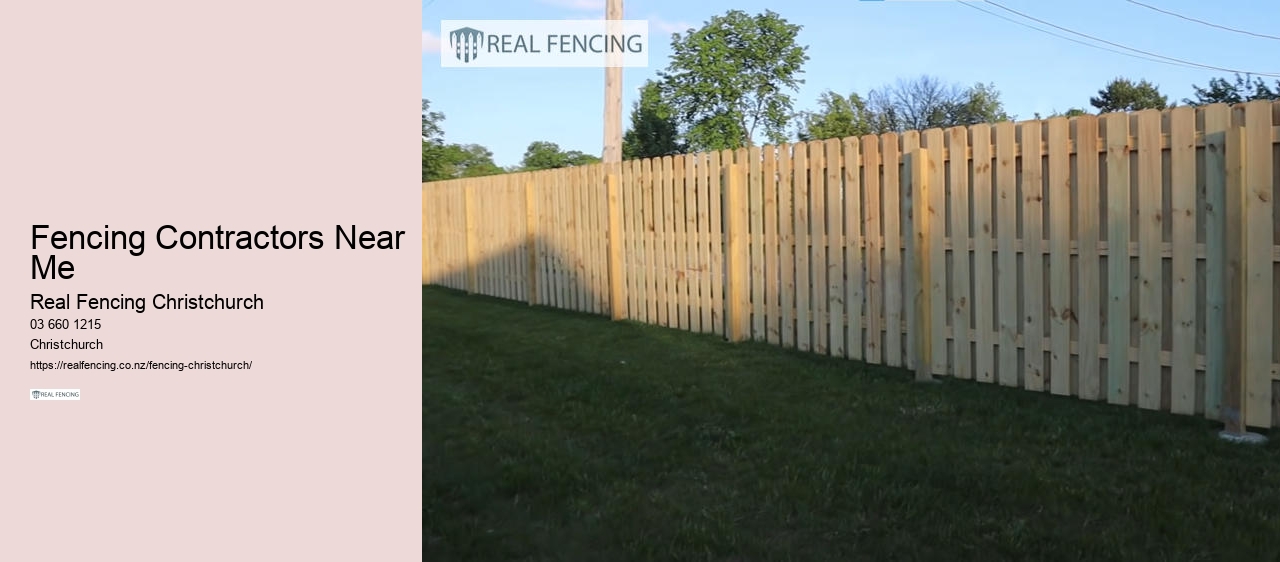 fencing timber christchurch