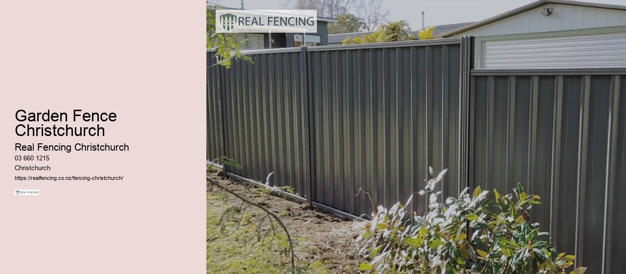 metal fencing christchurch