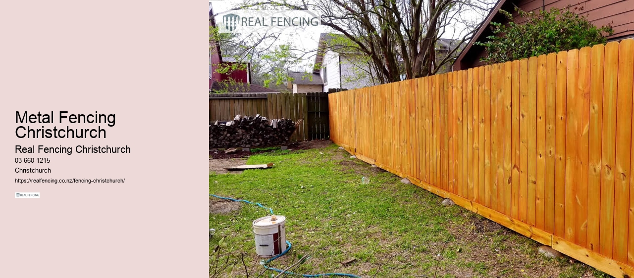 Metal Fencing Christchurch