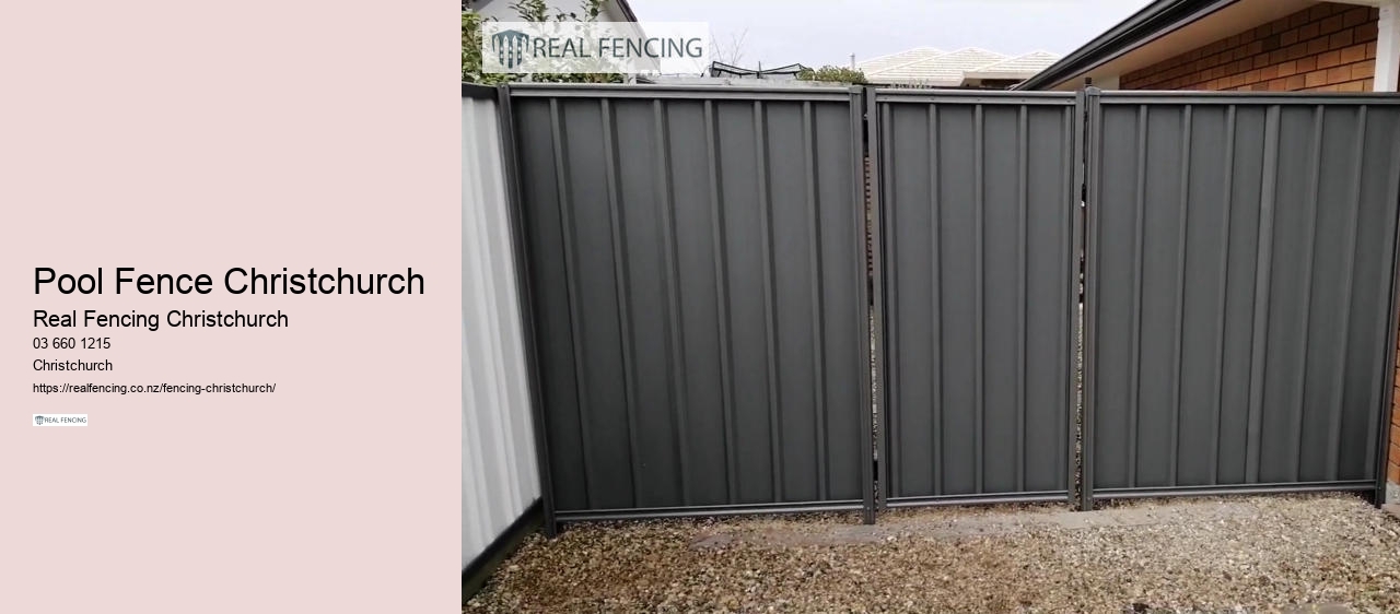 black pvc fence nz