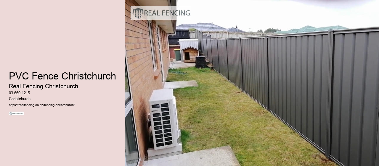 PVC Fence Christchurch