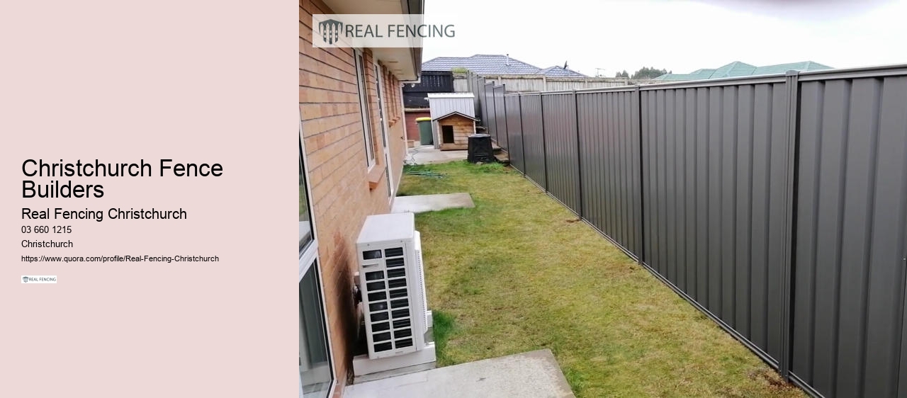 Christchurch Fence Builders
