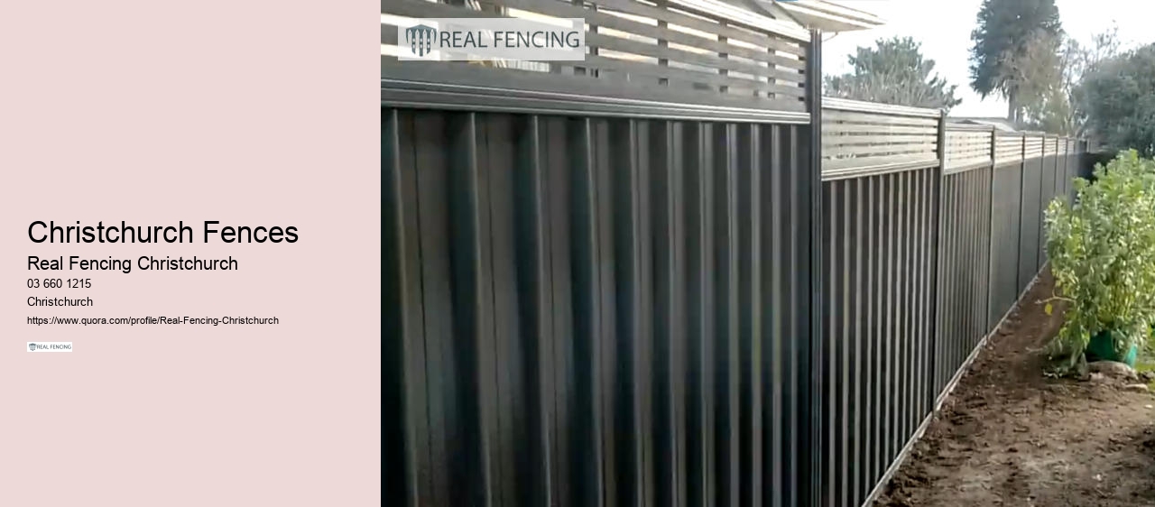Christchurch Fences