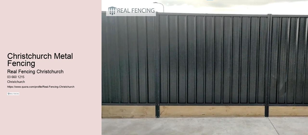 Christchurch Metal Fencing