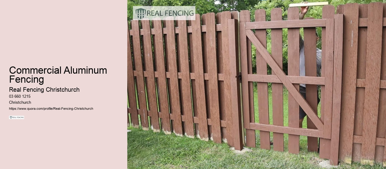 Commercial Aluminum Fencing