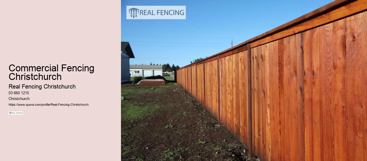 fencing chch