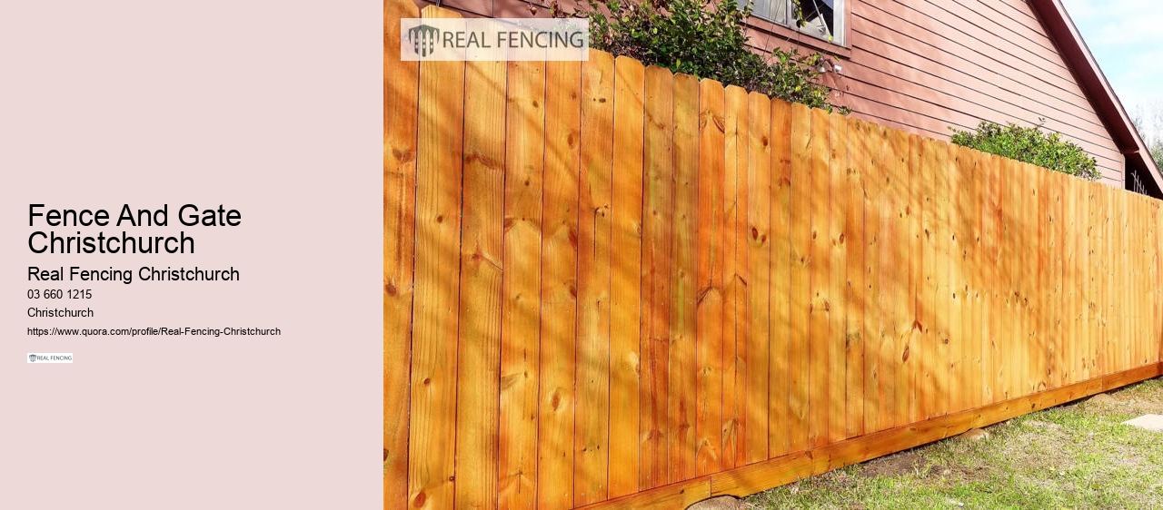 Fence And Gate Christchurch