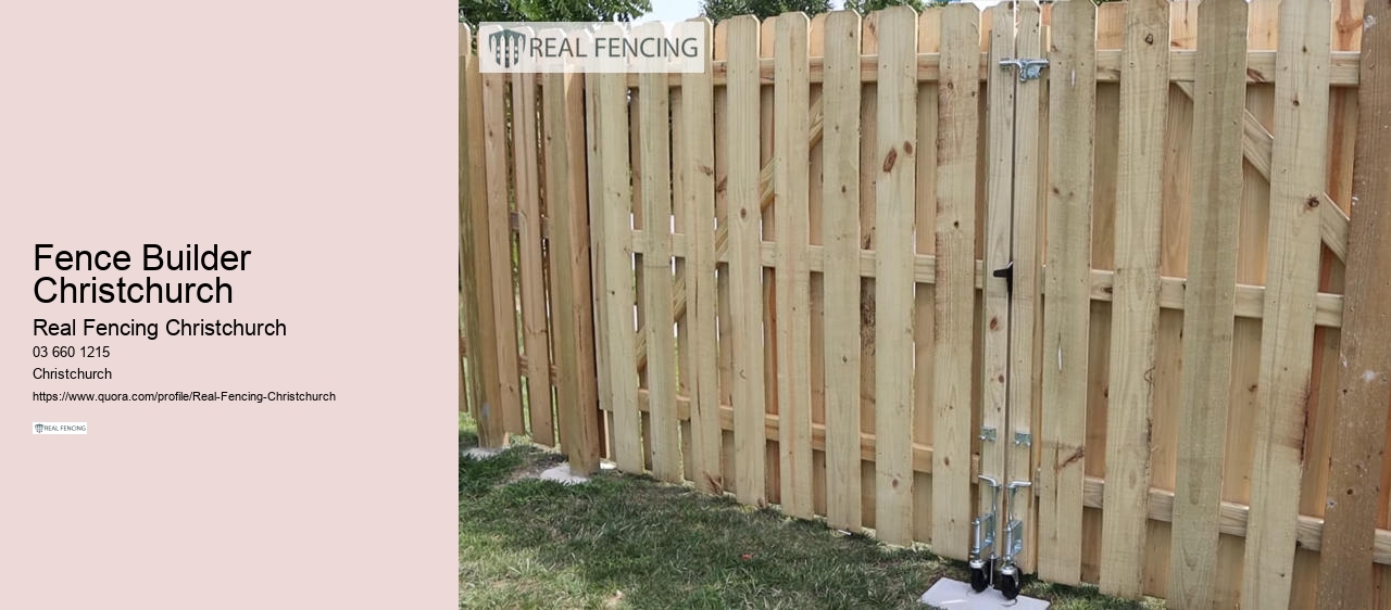 Fence Builder Christchurch