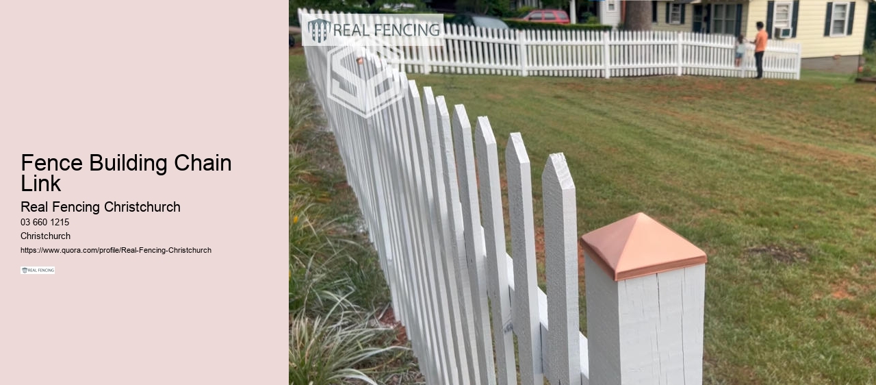 Fence Building Chain Link
