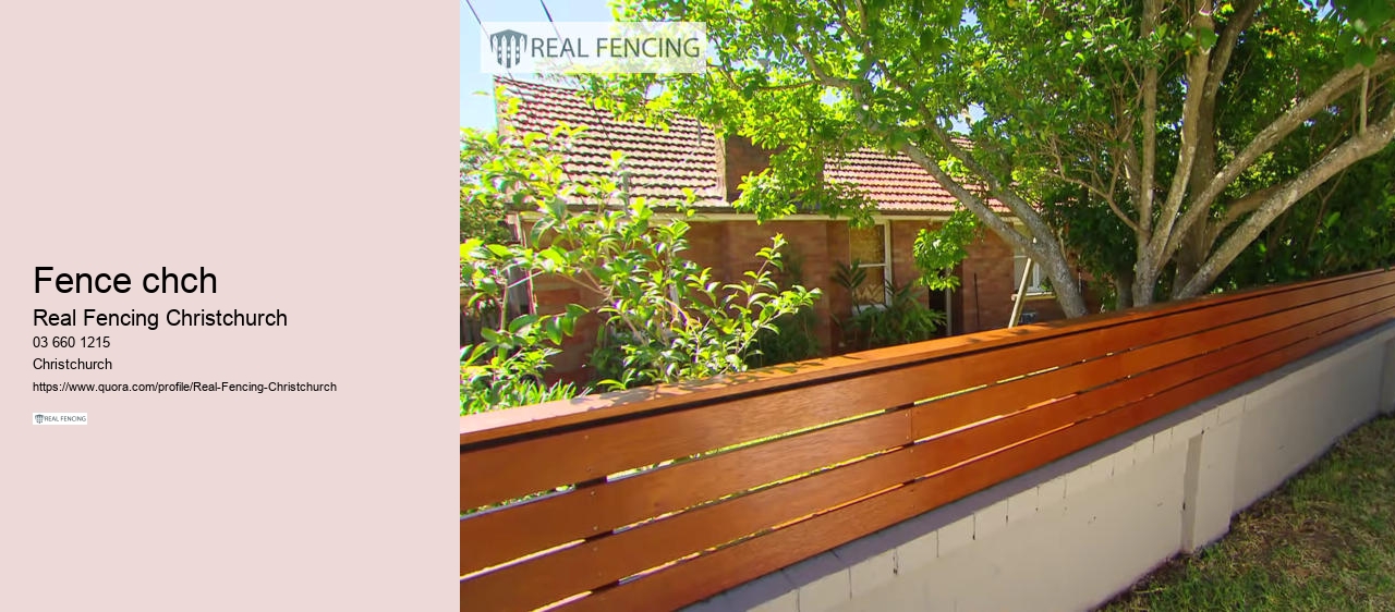 fencing timber christchurch