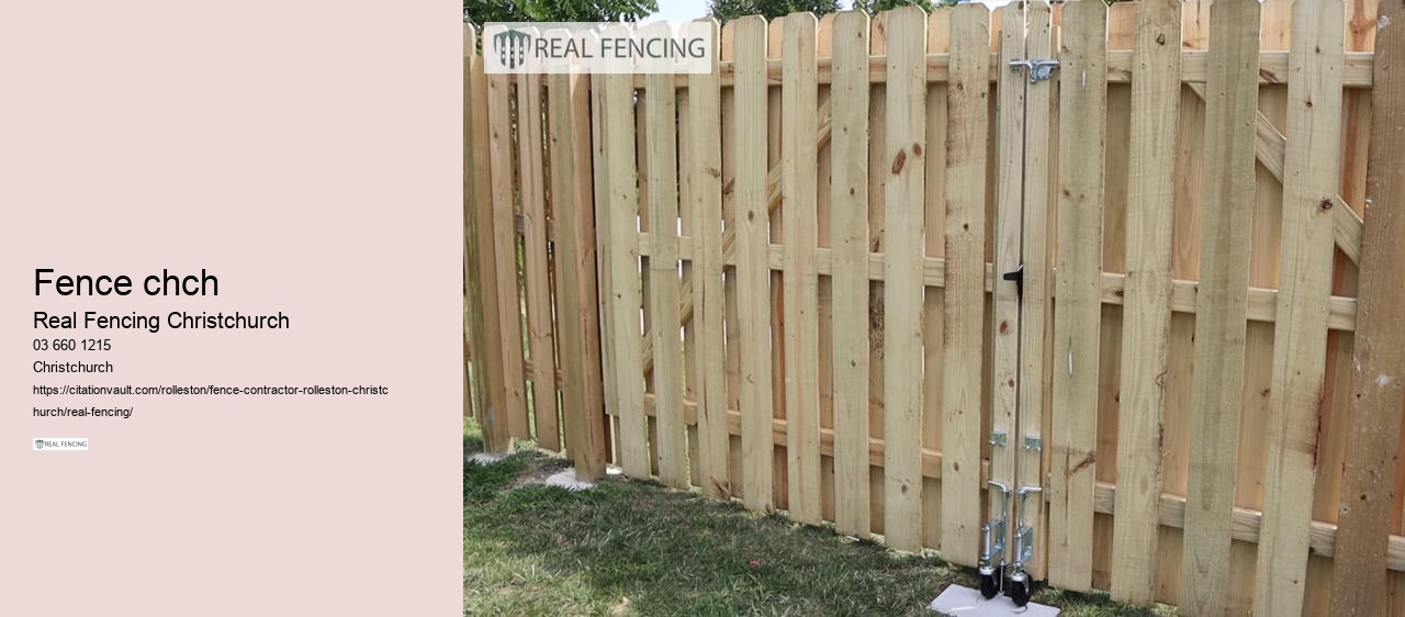 fence repair christchurch