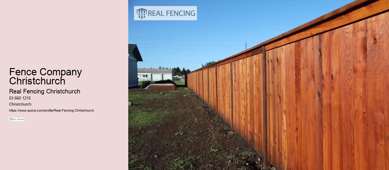 Fence Company Christchurch