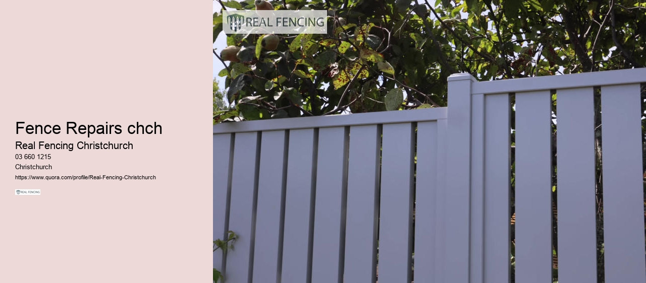 fencing chch