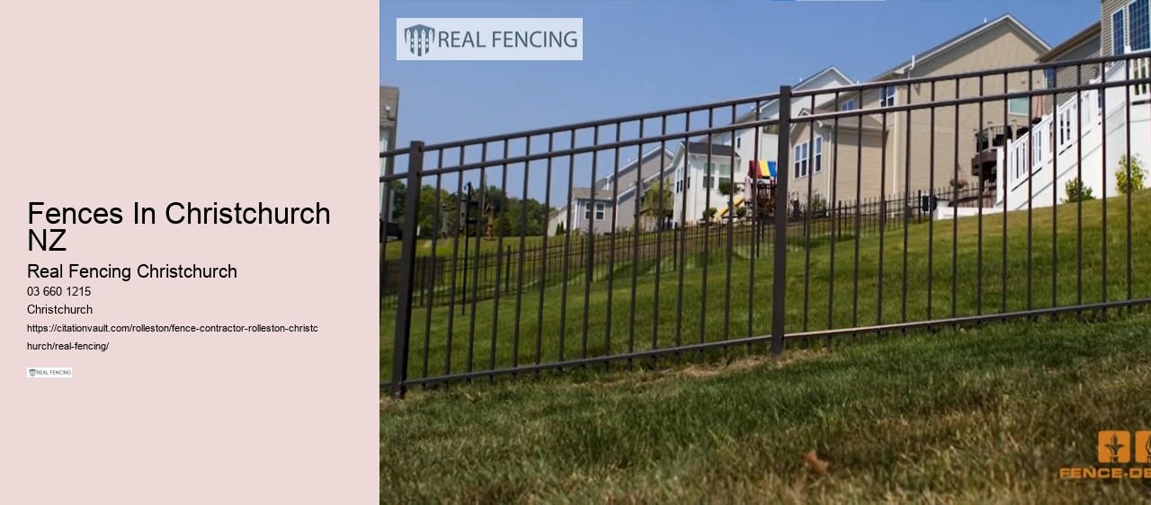 christchurch metal fencing