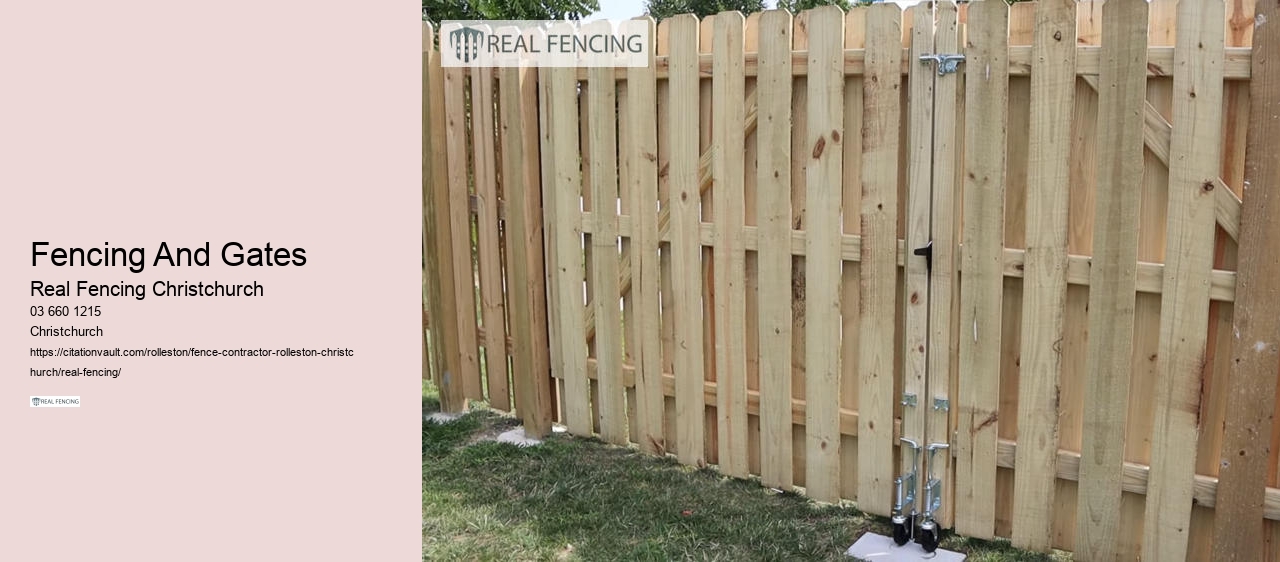 fencing and gates