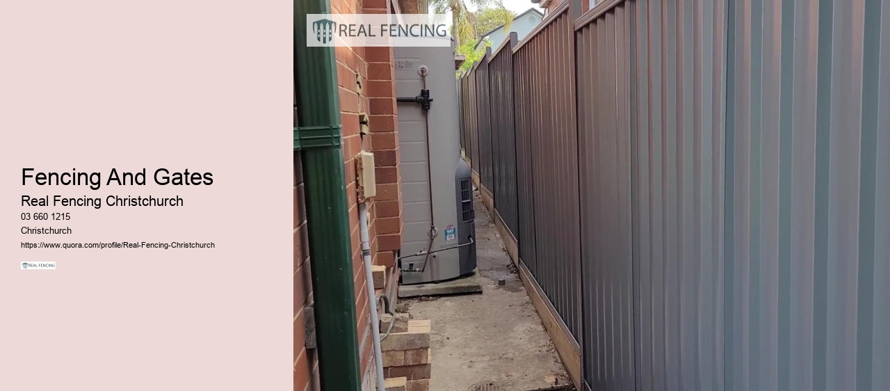 Fencing And Gates