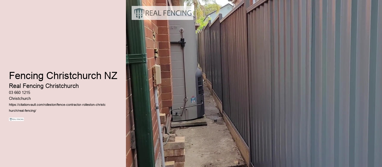 fence and gate christchurch