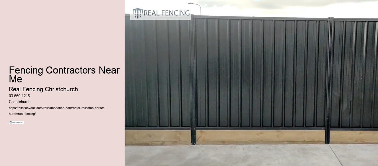 Fencing Contractors Near Me
