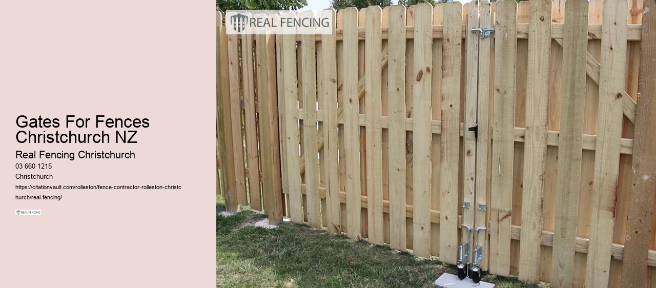Gates For Fences Christchurch NZ