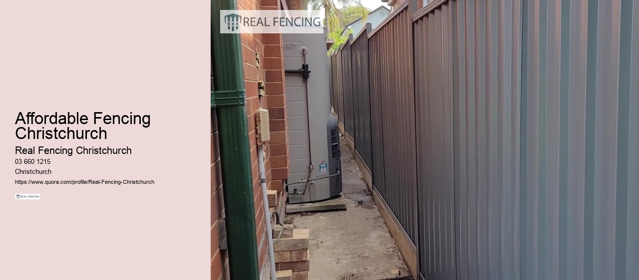 Affordable Fencing Christchurch