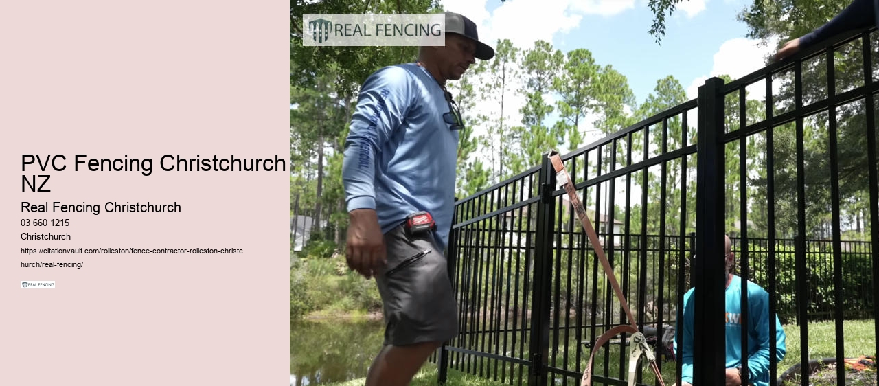 PVC Fencing Christchurch NZ