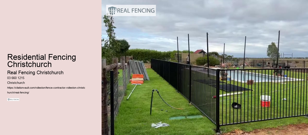 pool fence builder