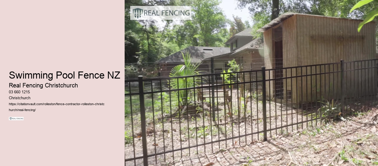 Swimming Pool Fence NZ
