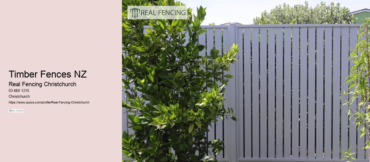 Timber Fences NZ