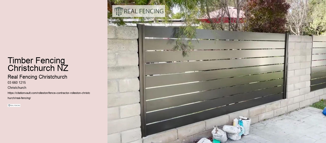 vinyl fence christchurch