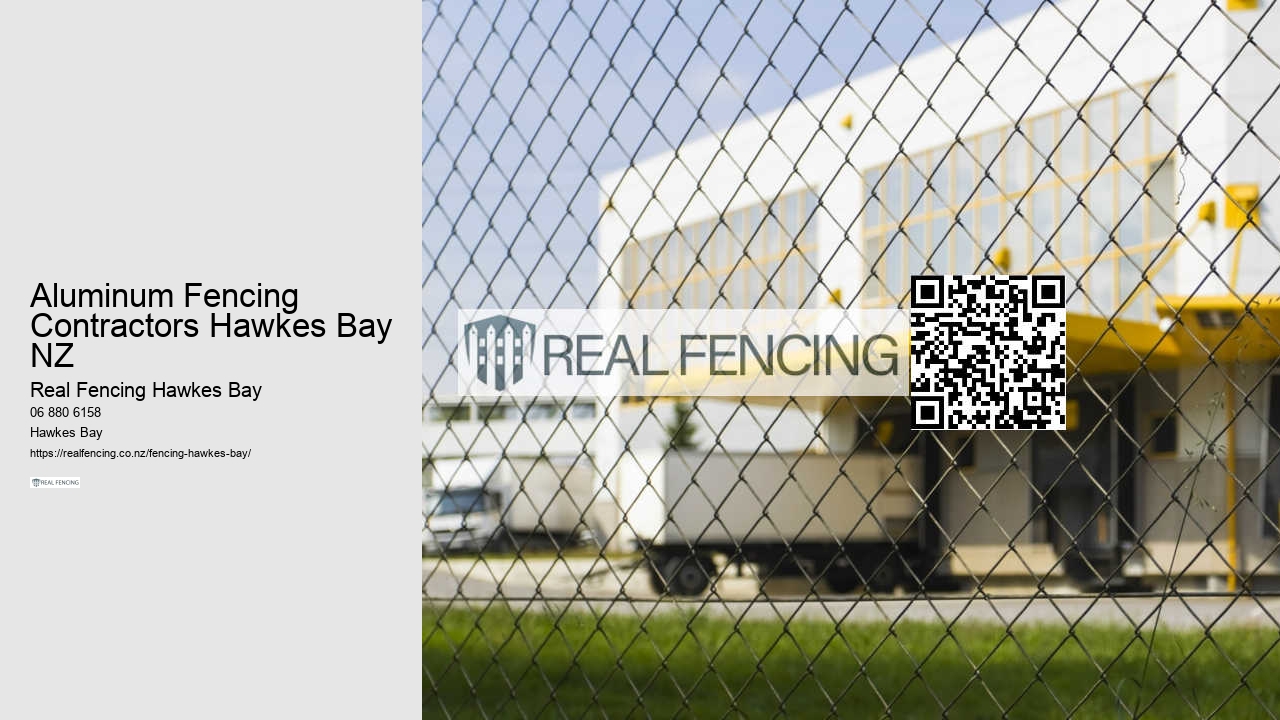 Aluminum Fencing Contractors Hawkes Bay NZ