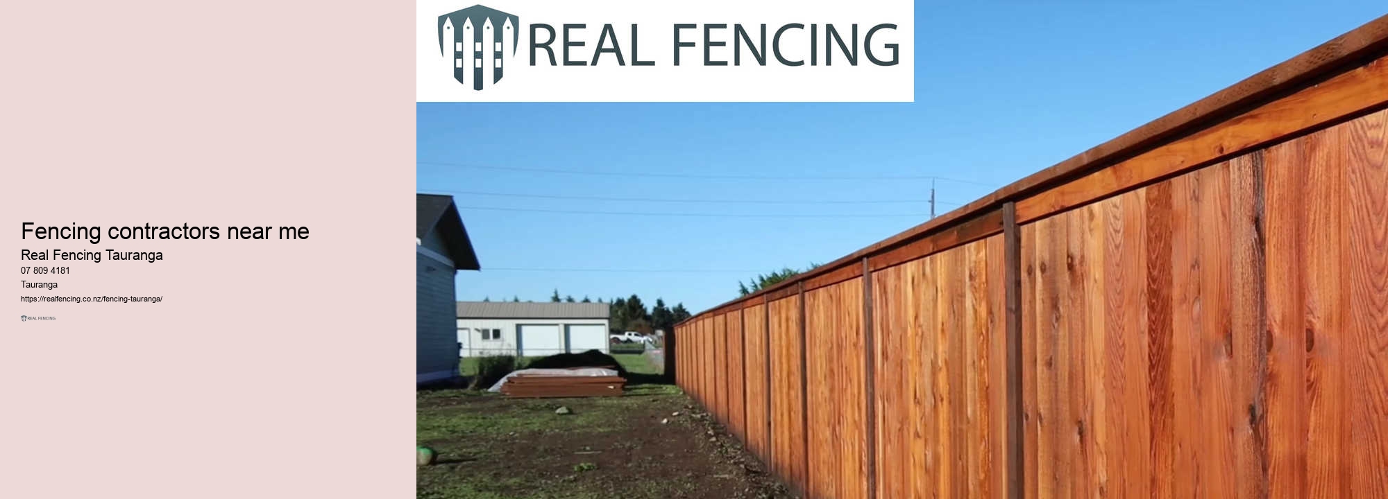 Timber and fencing near me