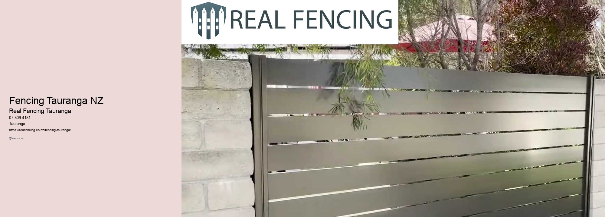 Fencing Tauranga NZ